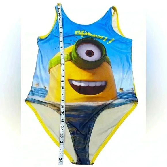 NWOT, Minions Illumination Entertainment, Swimsuit, XL, Yellow &Blue ☀️ - Picture 9 of 10